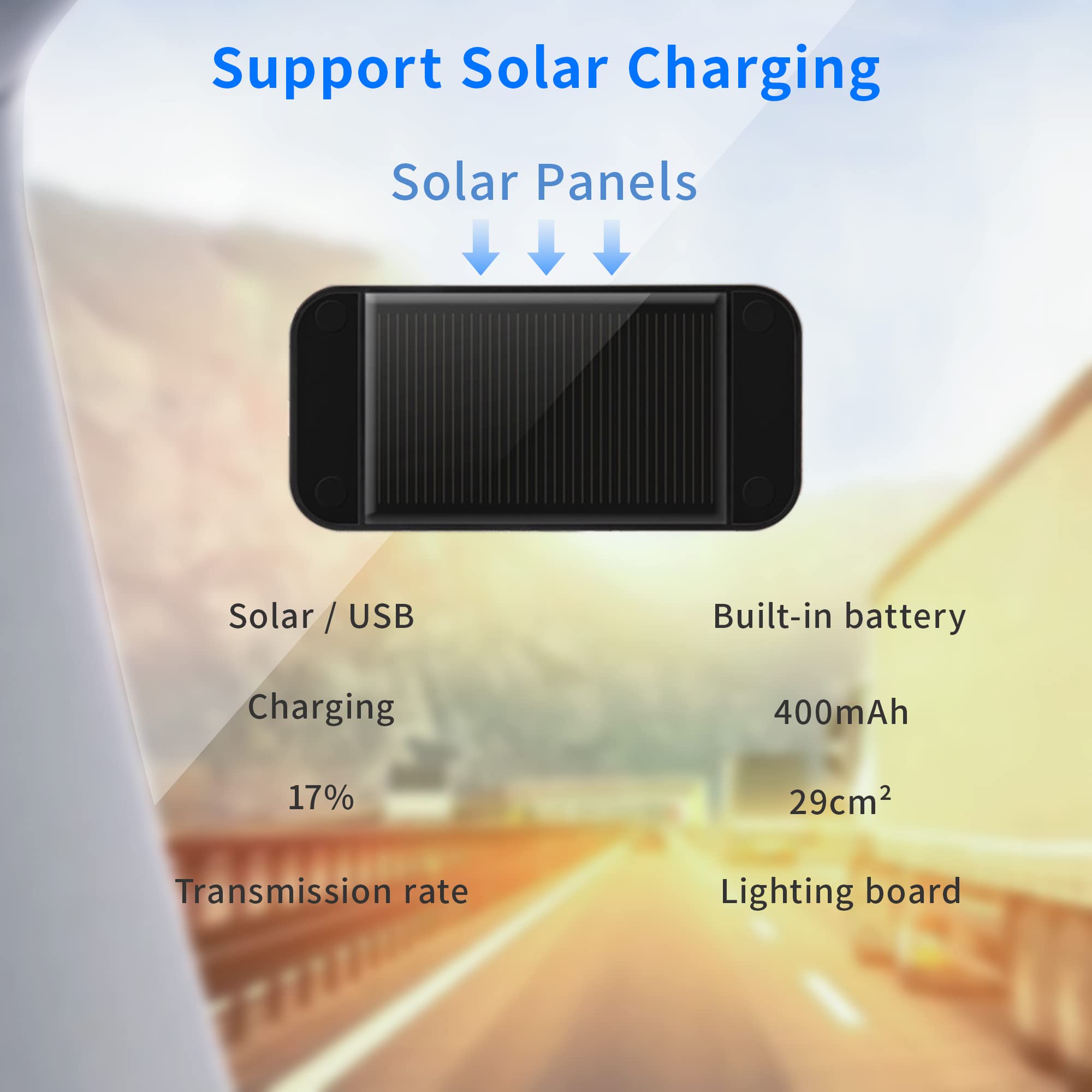 STHIRA Tyre Pressure Monitor for Cars with 3‑Digit LCD Display and Solar Charging | 0‑51 PSI Real‑Time TPMS