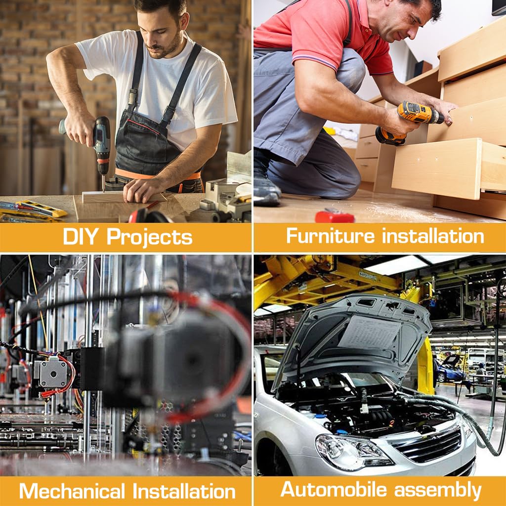 Serplex Metric Screw Assortment for DIY and Repair Projects with 890 pcs 304 Stainless Steel Set