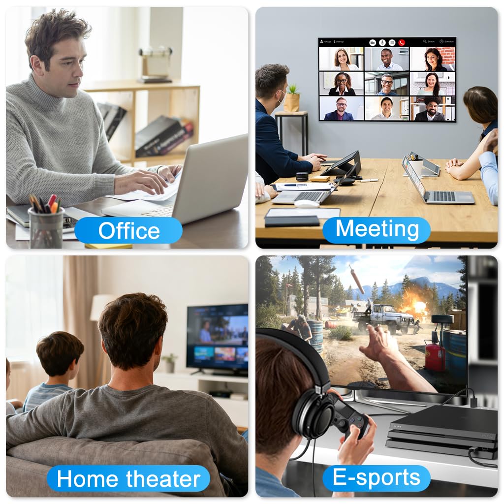 ZORBES HDMI Bi Directional Switch for Dual Displays with Select Button and 4K×2K Support