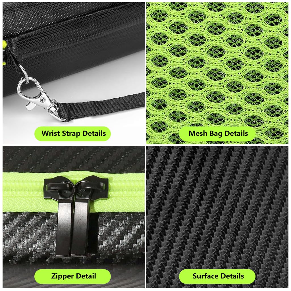 HANNEA Hard Case PU Storage Bag for Philips OneBlade Shavers with Hand Strap Organizer