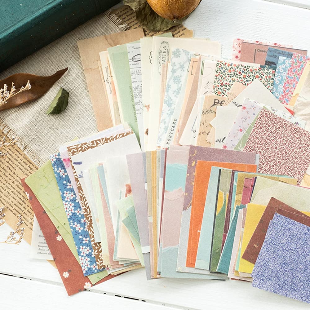 HASTHIP Vintage Scrapbook Paper for DIY Journaling and Crafts featuring 360 Sheets | 6 Sets 1080PCS