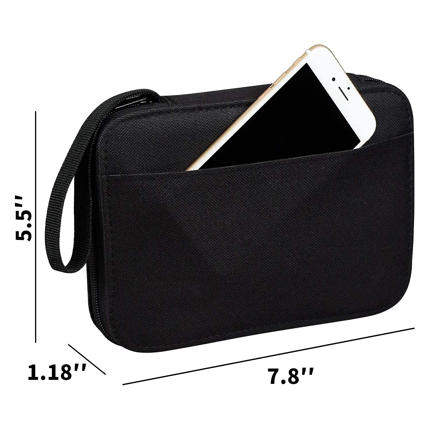 ELEPHANTBOAT Sewing Kit for DIY and Travel with 366 pcs Box Set Featuring Secure Zip Case