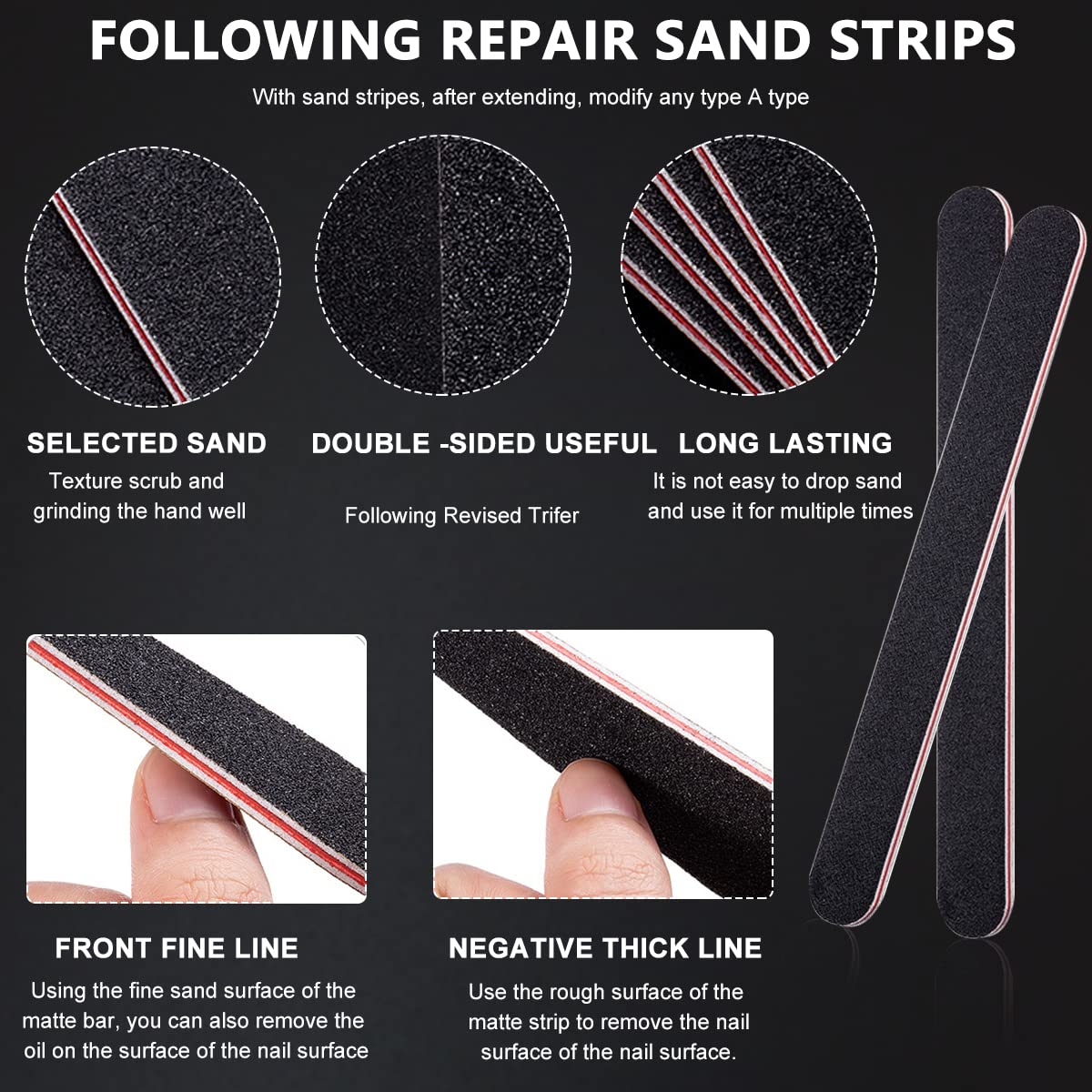 ZIBUYU Nail Forms Kit for DIY Nail Extension with 100 Pcs Dual Mold Tips and Gel Brush Pen