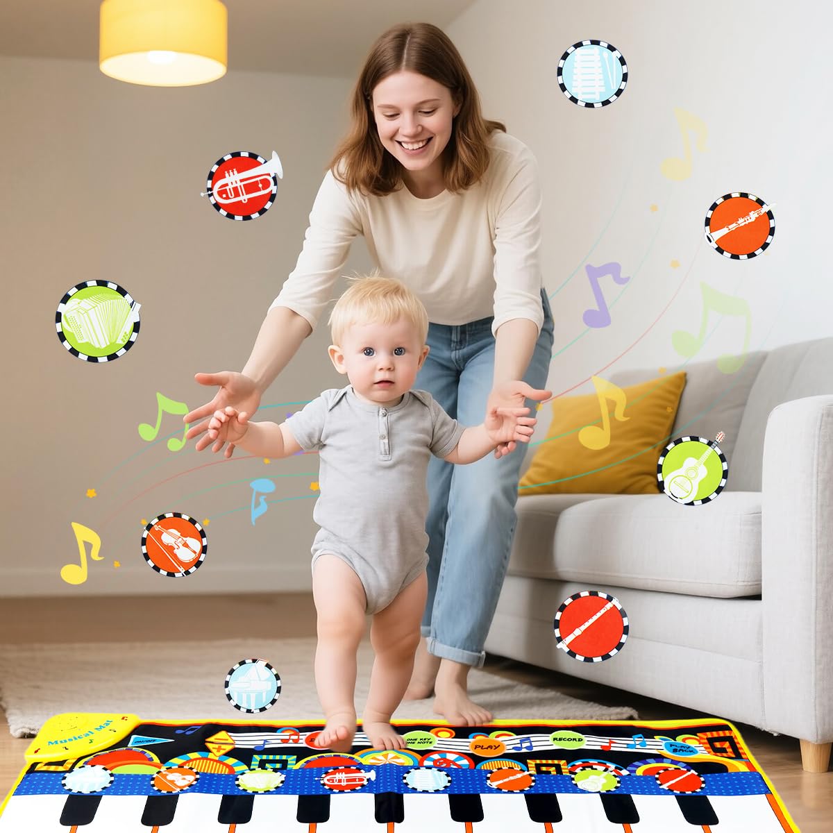 PATPAT Children’s Piano Mat for Fun Early Music Play and Learning Activities | Quality Design