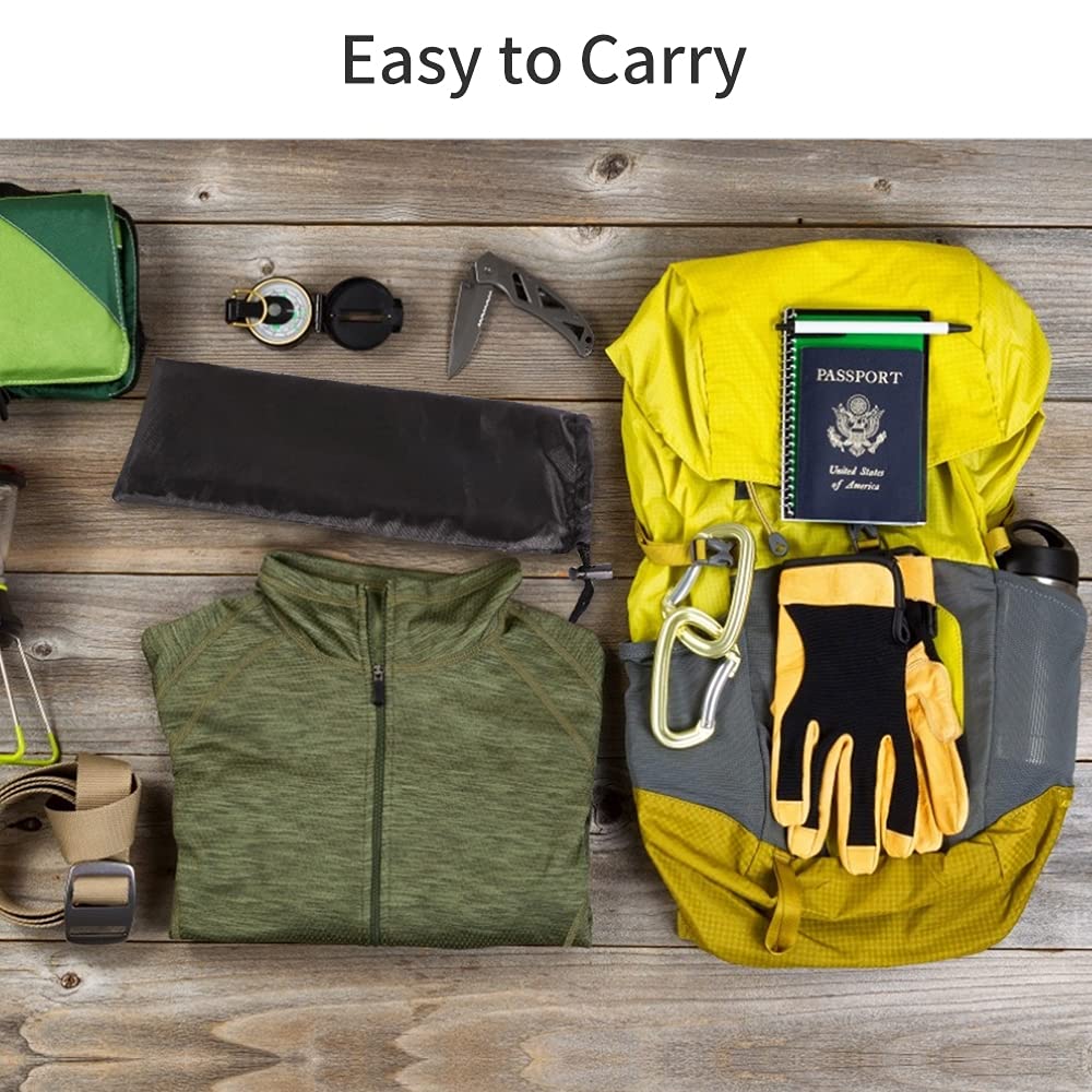 PROBEROS Camping Stove Windscreen with Bottom Vent and Pegs 32.7×9.5 in Aluminum Alloy | Foldable 10 Plate Design