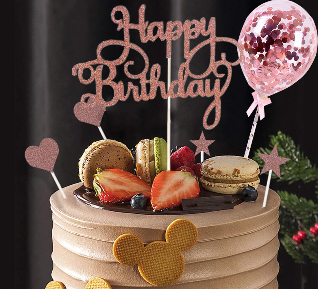 ELEPHANTBOAT Nail Sequins Kit for DIY Nail Art with 12 Grid Gold and Pink Flower Glitter | Heart and Butterfly Decoration Supplies