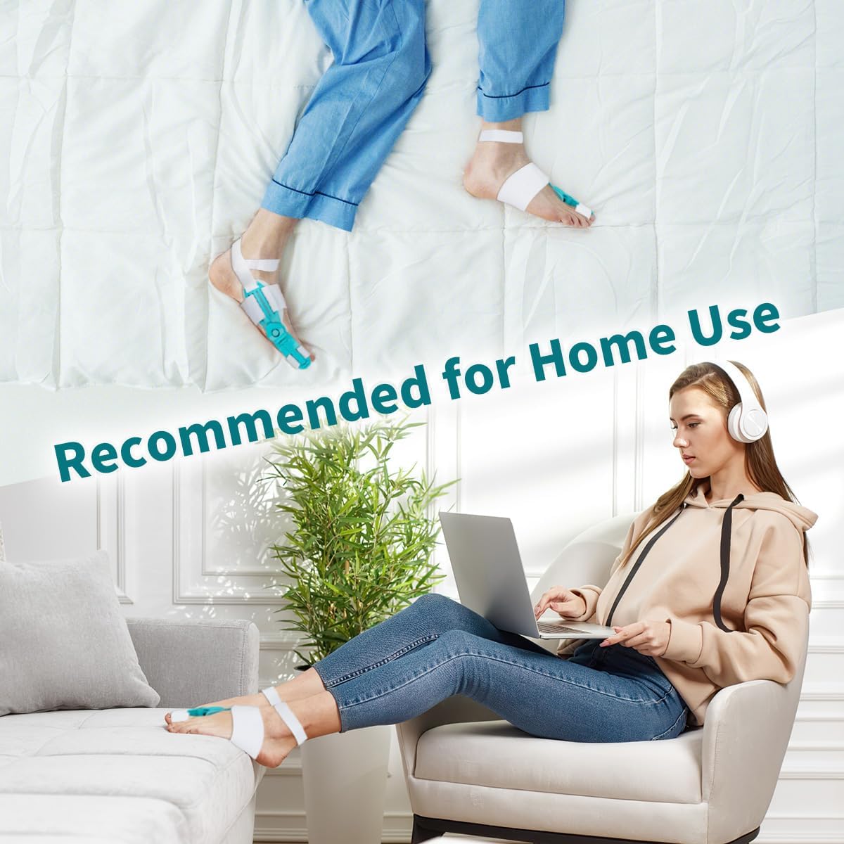 HANNEA Bunion Corrector for Pain Relief with Adjustable Pull Design and Magic Strap | 1PC