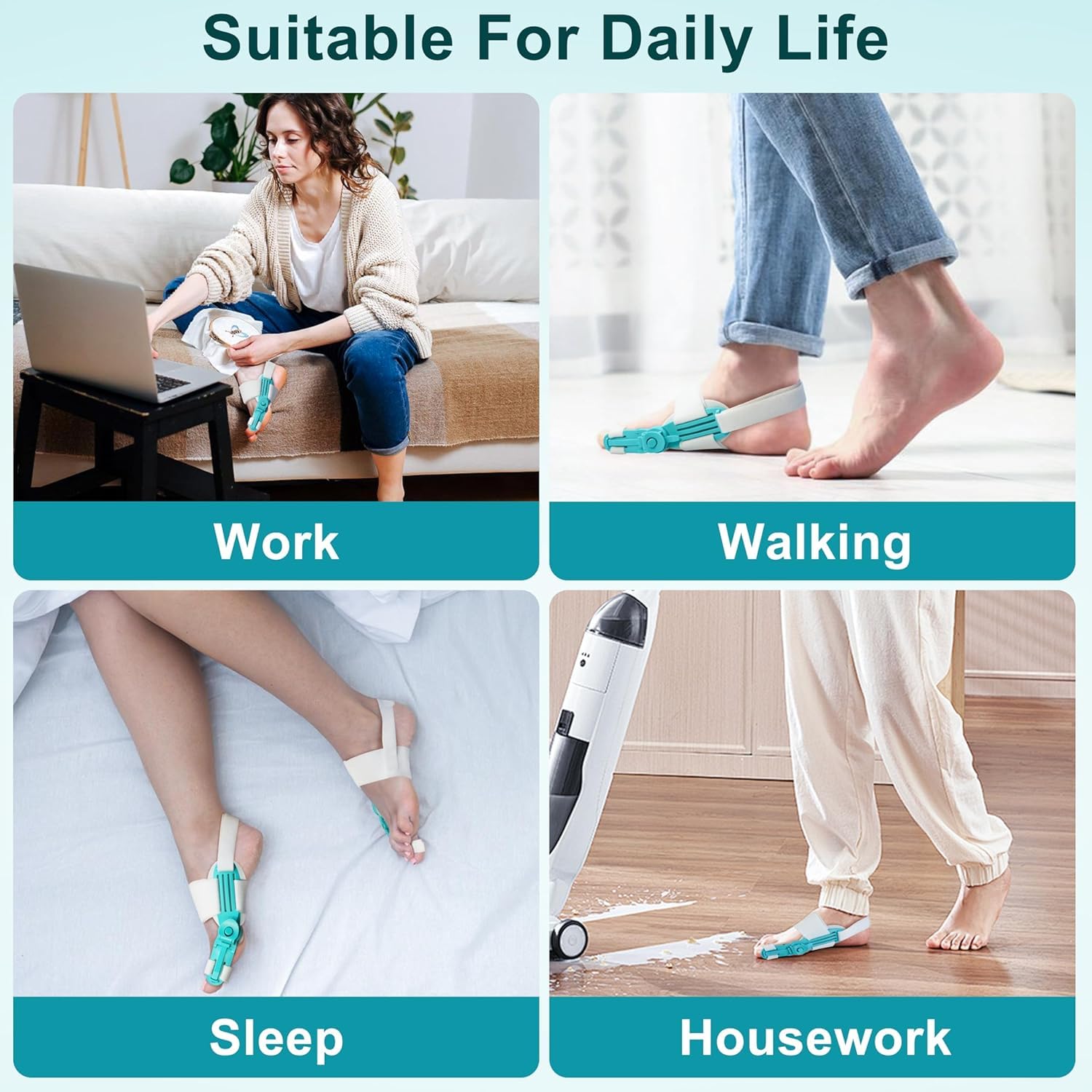 HANNEA Bunion Corrector for Pain Relief with Adjustable Pull Design and Magic Strap | 1PC