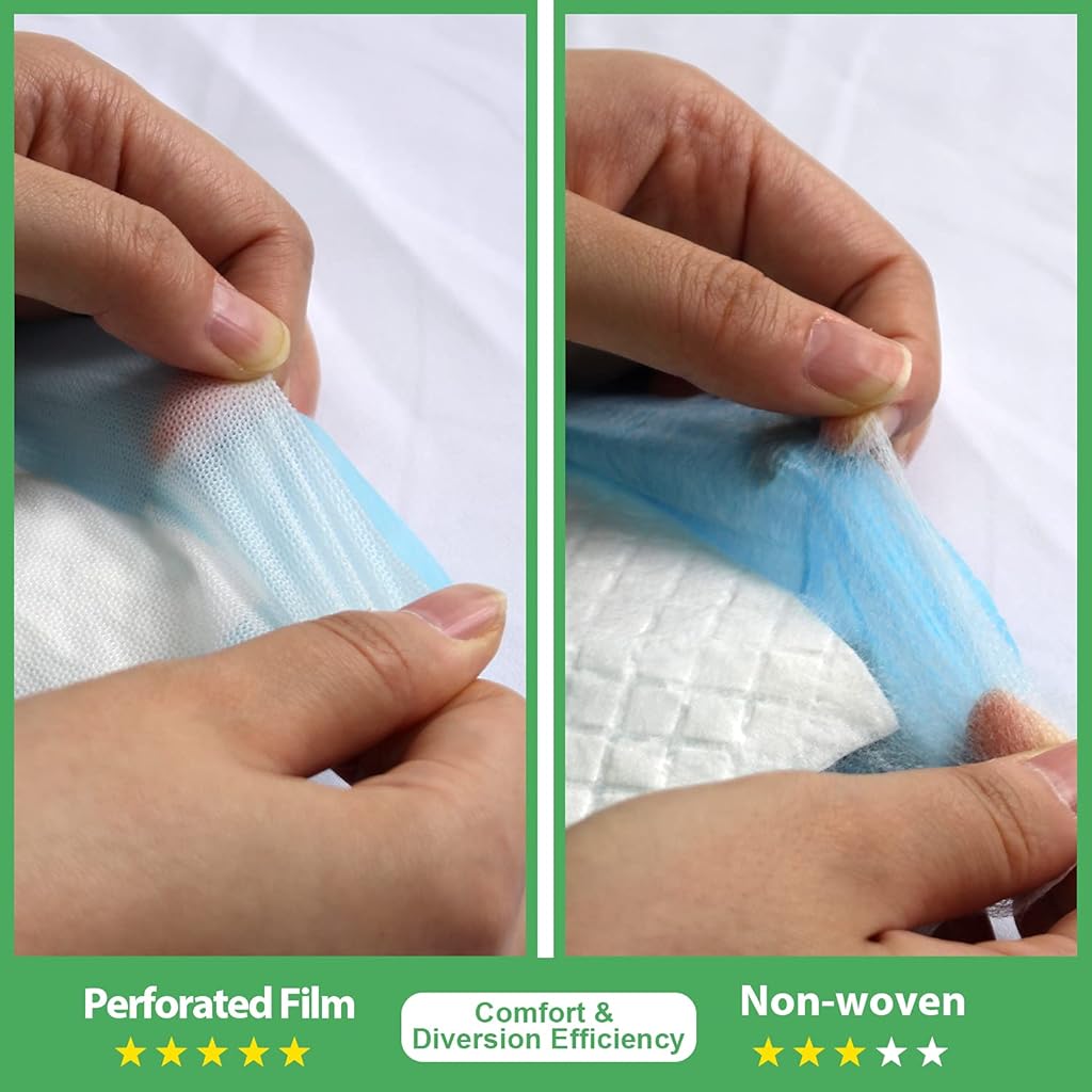 Qpets® Pack of 50 Pee Pads for Dogs Bamboo Charcoal Deodorization Training Strong Water Absorption Soft Light Puppy Pad 45x60CM 2PCS