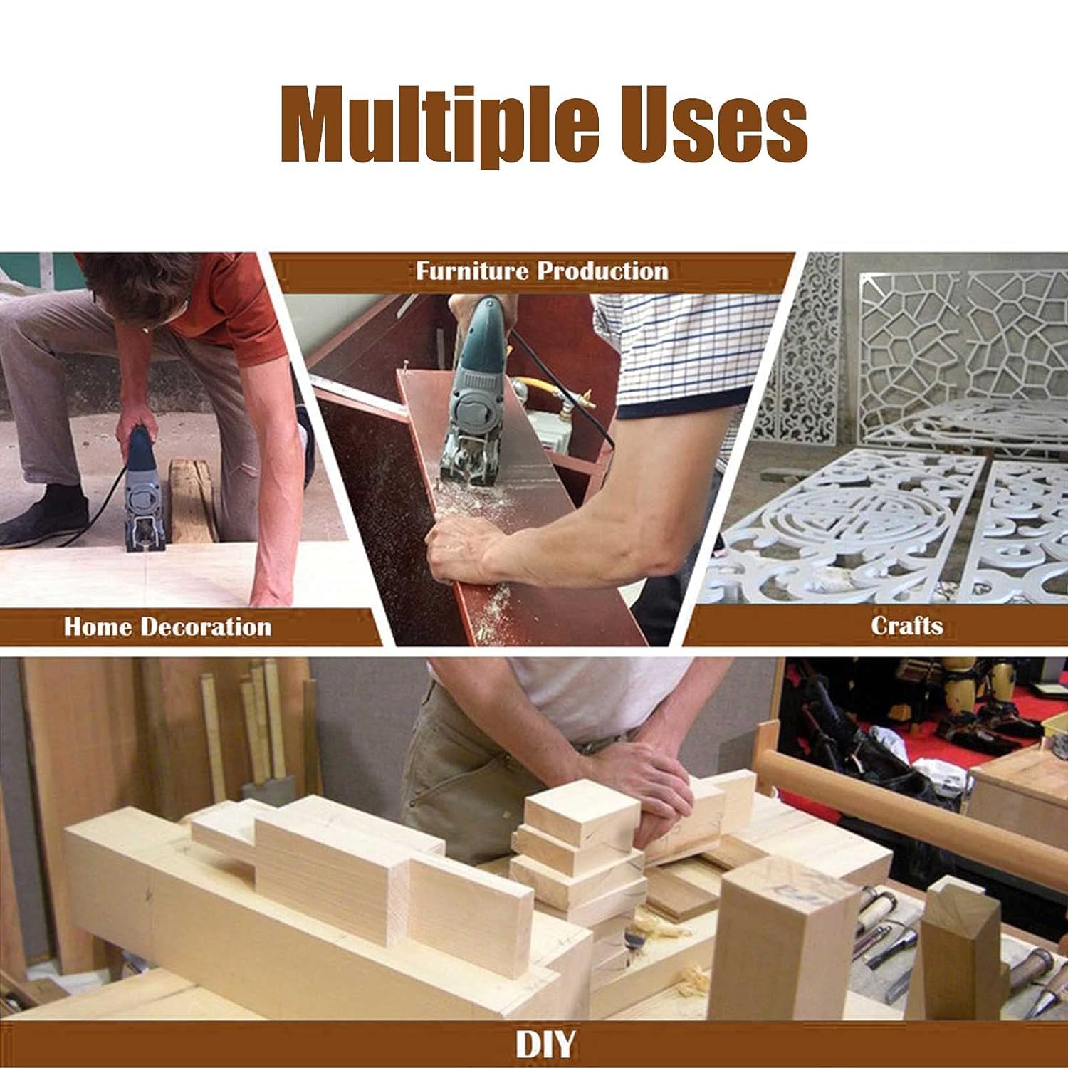 Serplex Jigsaw Blades Set for Wood and Plastic Cutting with Precision Tooth Design | 50 Pcs HCS Carbon Steel