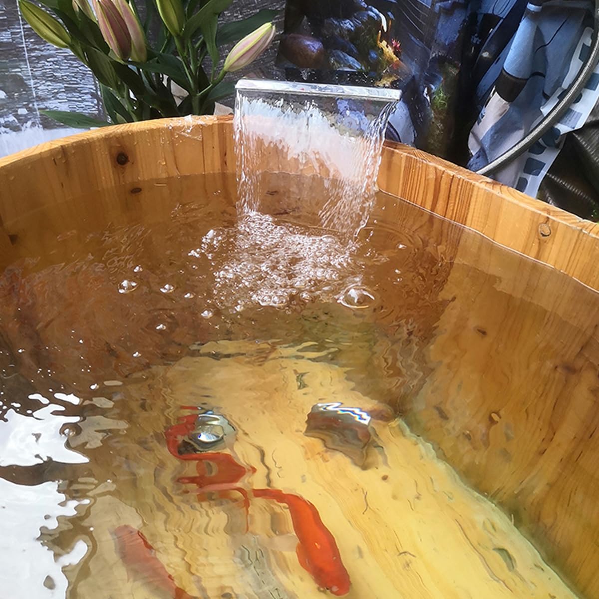 Supvox Waterfall Bathroom Shower Head for Spa Use with 7.48 in Wide Flow Stainless Steel Design