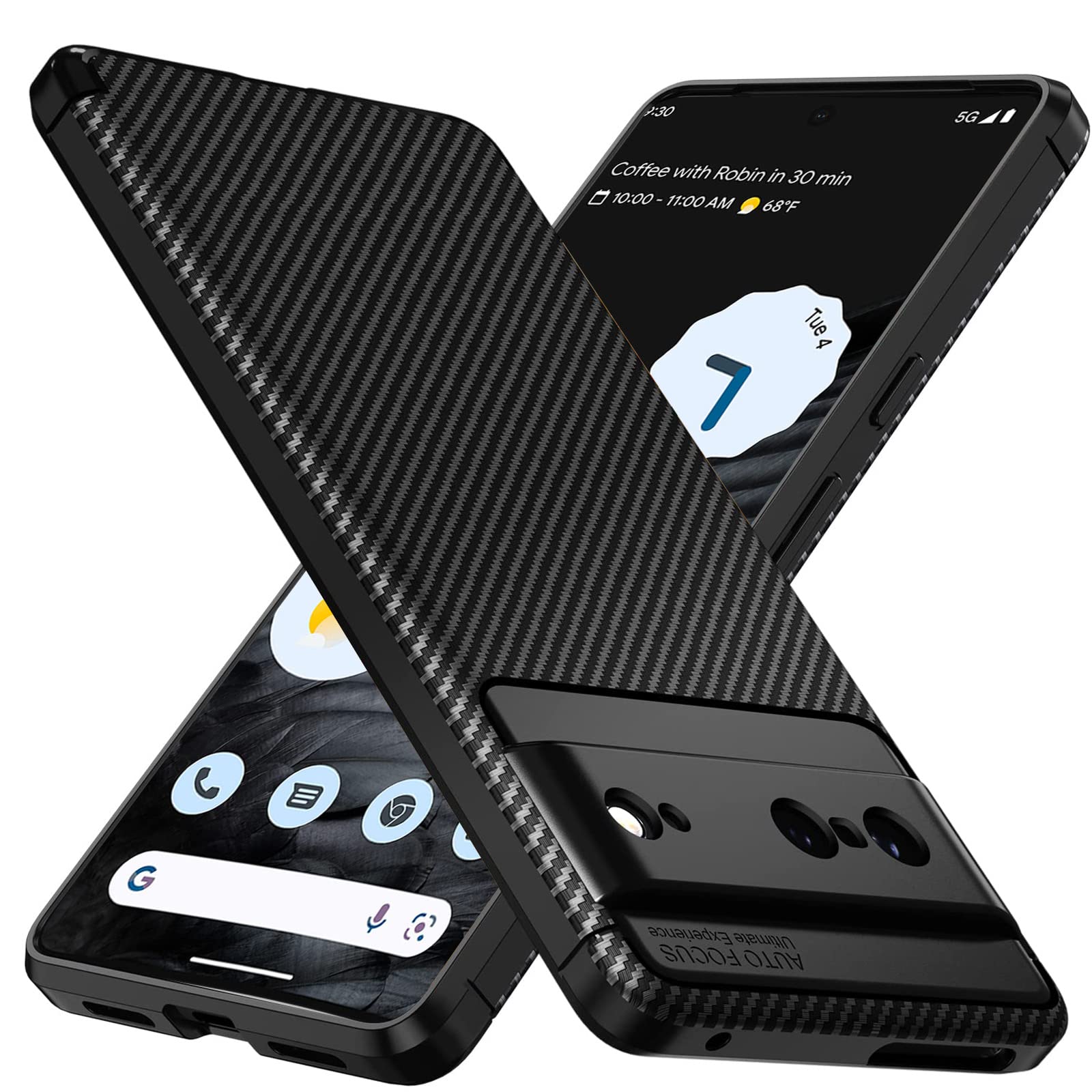 ZORBES Phone Case for Google Pixel 7 with 1.5mm Slim TPU Design | 360° Full Body Protection