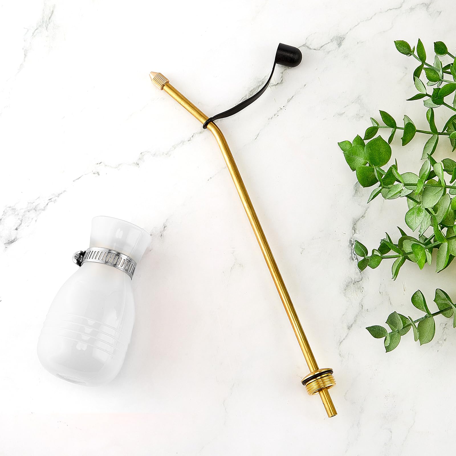 HASTHIP Silicone Powder Sprayer for Pest Control with Curved Metal Tip and Long Nozzle | Precise Squeeze Applicator for Garden and Household Use