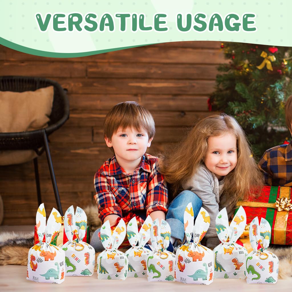 ZIBUYU Gift Wrapping Bags for Party Favors featuring Tie Up Closures and EVA Material | 50pcs 14x23cm