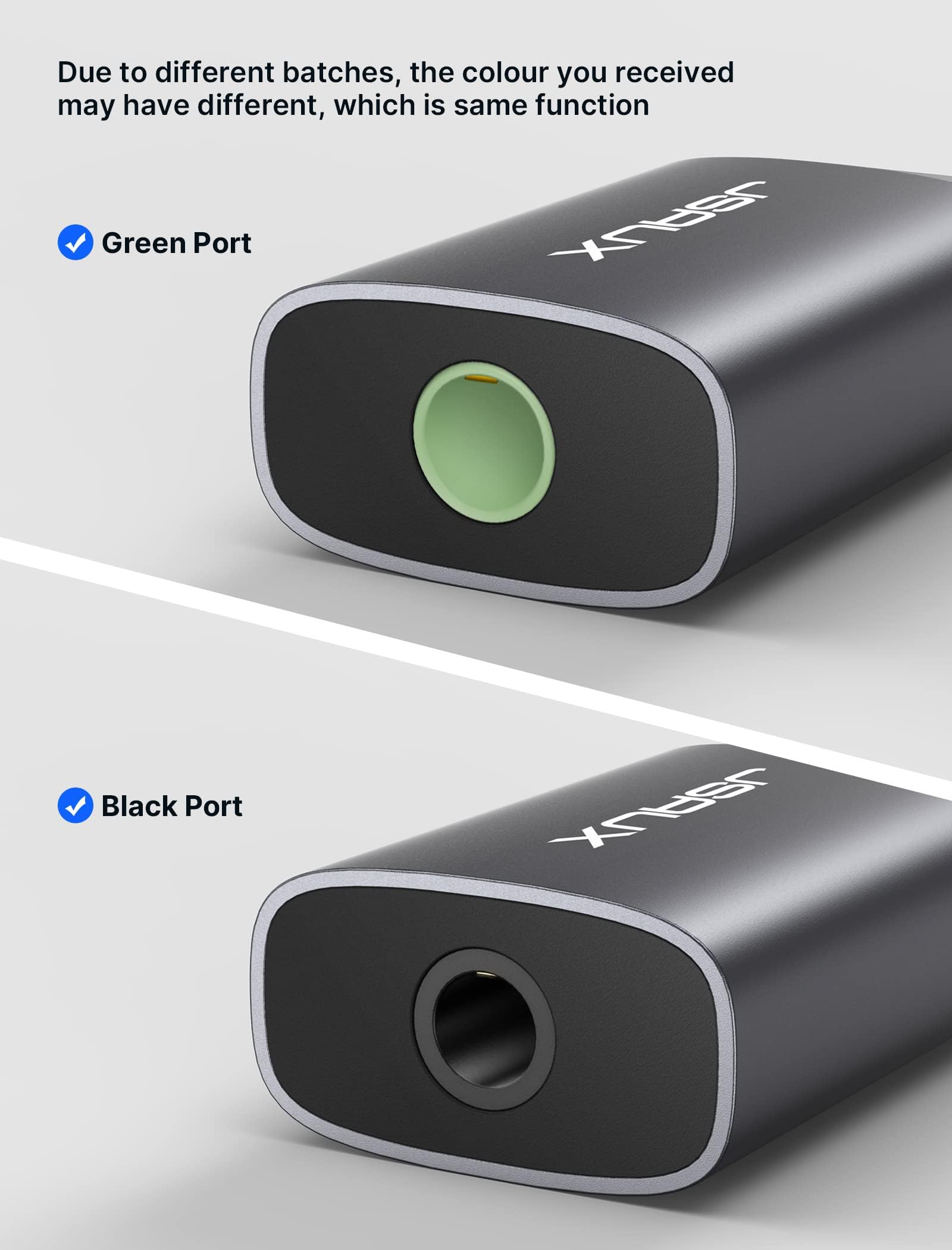 JSAUX USB Sound Card for PC and Laptop with Advanced Audio Chip | 2 Pack Plug and Play Adapter