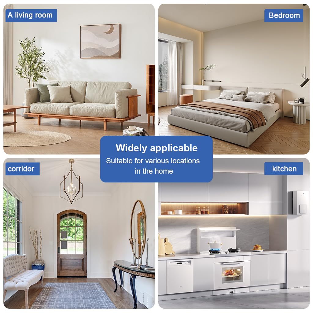 ELEPHANTBOAT Acoustic Sensor Light Socket for E27 Bulb with Adjustable Delay Timer | Smart Energy Saving Adapter for Hallway and Stair Lighting