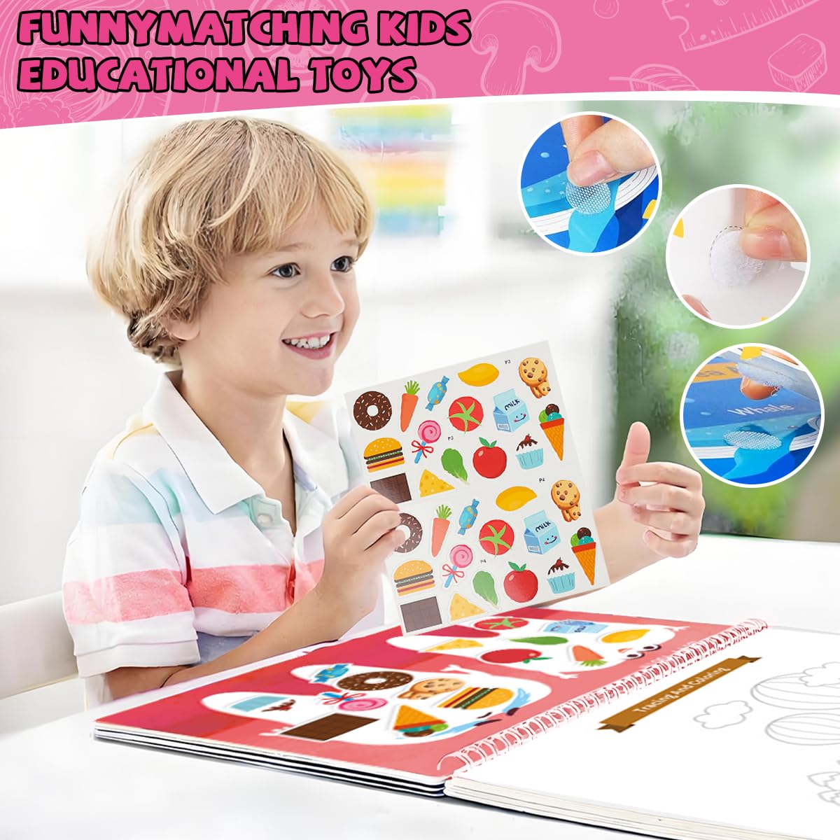 SNOWIE SOFT Kids Learning Book for Toddlers with Interactive Puzzles and Stickers | Early Education Toy for Ages 2–5