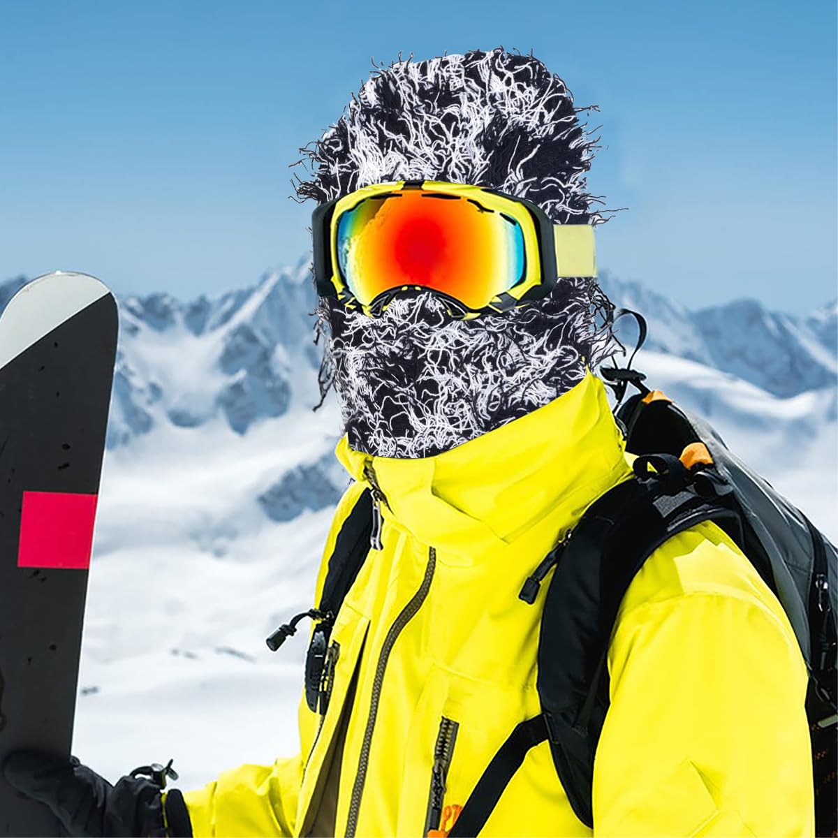 Proberos Ski Mask for Winter Outdoor Activities with Soft Acrylic Knit | Fits Most Men and Women