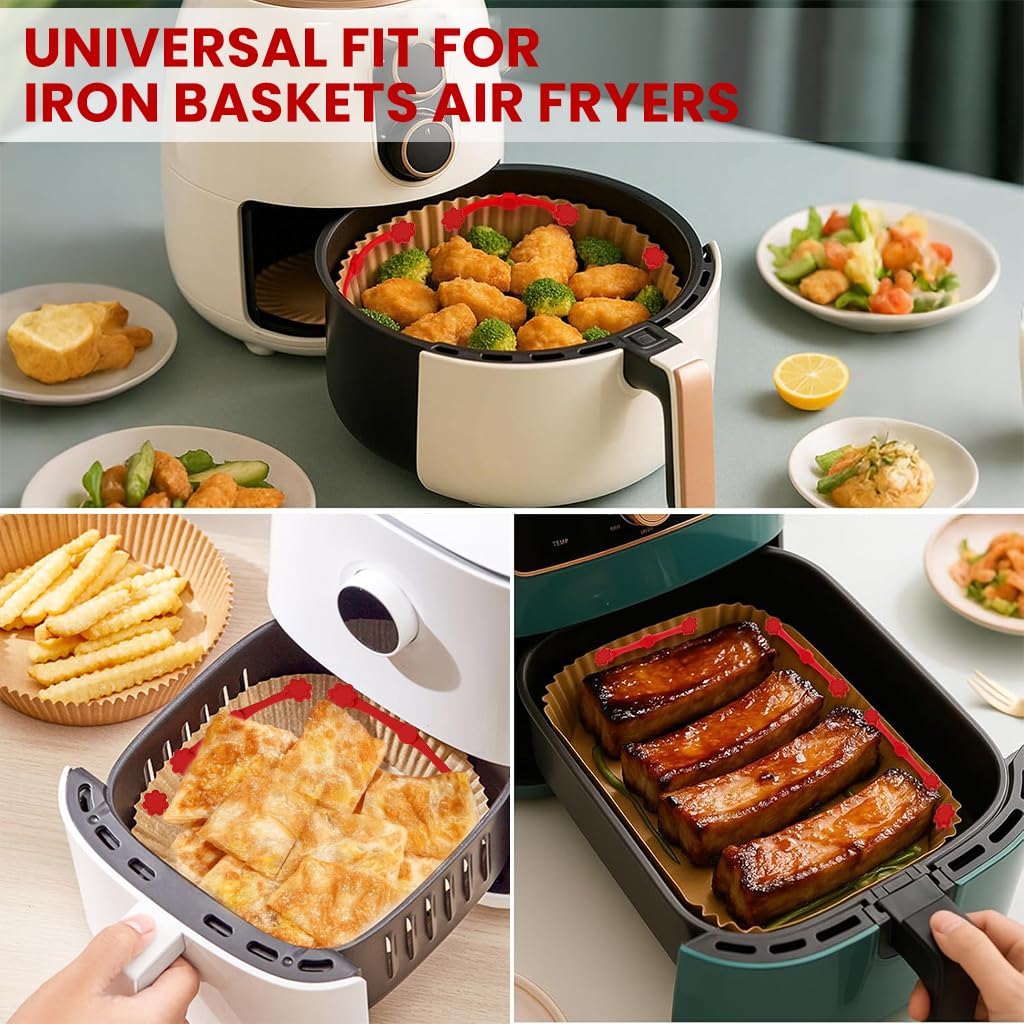 Supvox Magnetic Silicone Grips for Air Fryer Liners with Heat‑Resistant Retainer Clips | Reusable Cooking Accessories