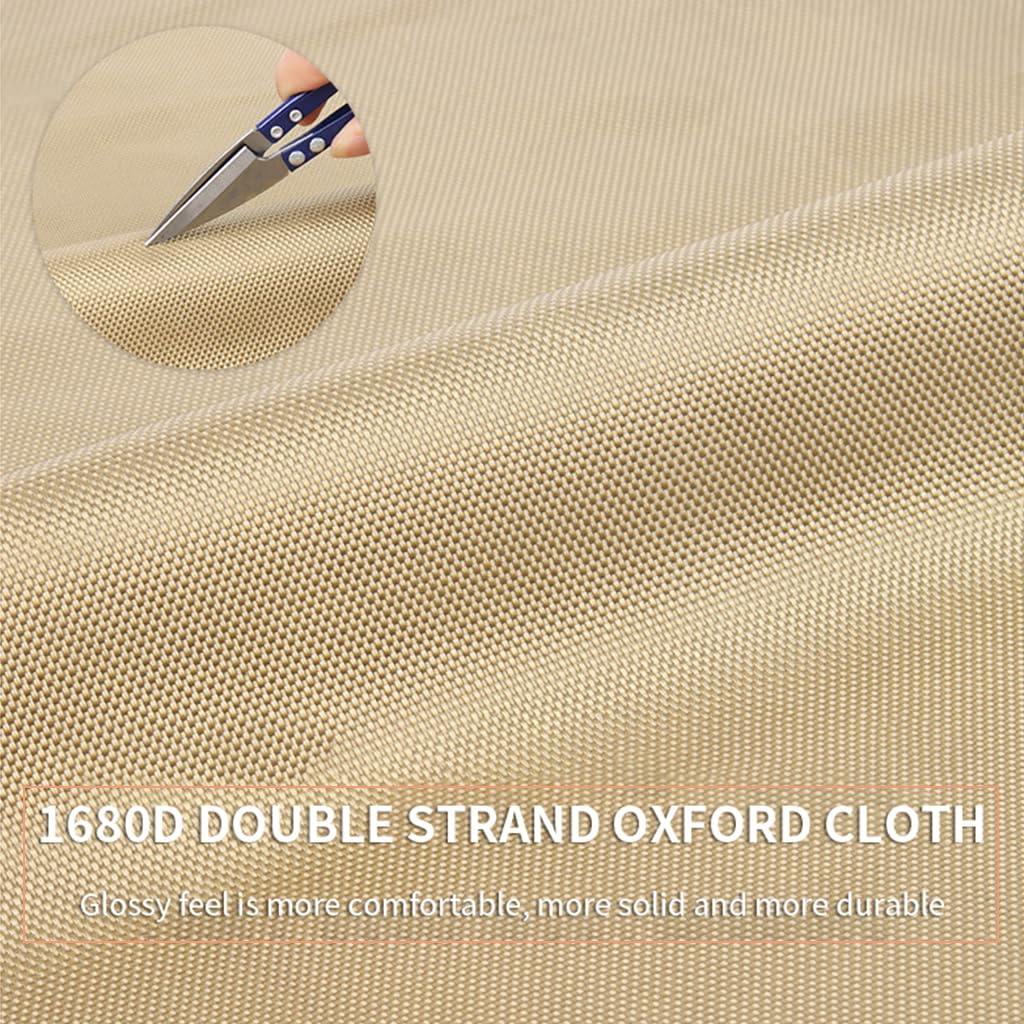 Qpets Nylon Dog Harness for Medium Dogs 14–22.5kg with Dual Rings and Reflective Tape | Khaki