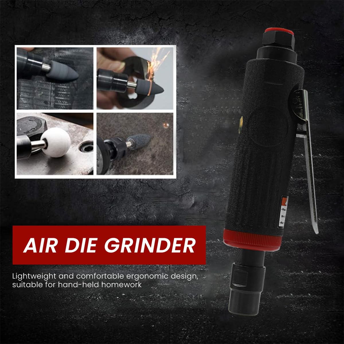 Serplex Air Die Grinder Kit for Metal and Woodwork with 25000RPM Speed | Compact Design