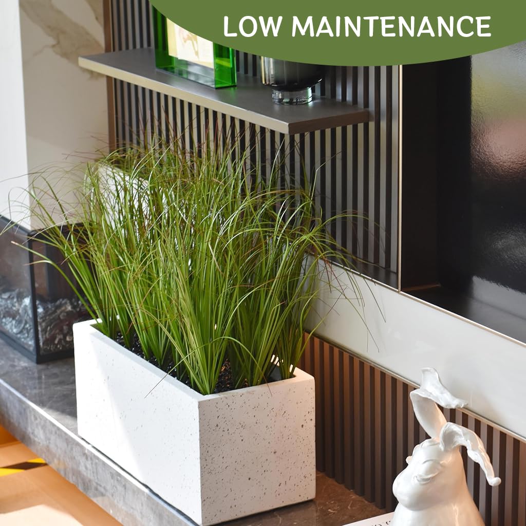 HASTHIP Artificial Plant Boston Ferns for Hanging Baskets and Wall Decor | Plastic Greenery