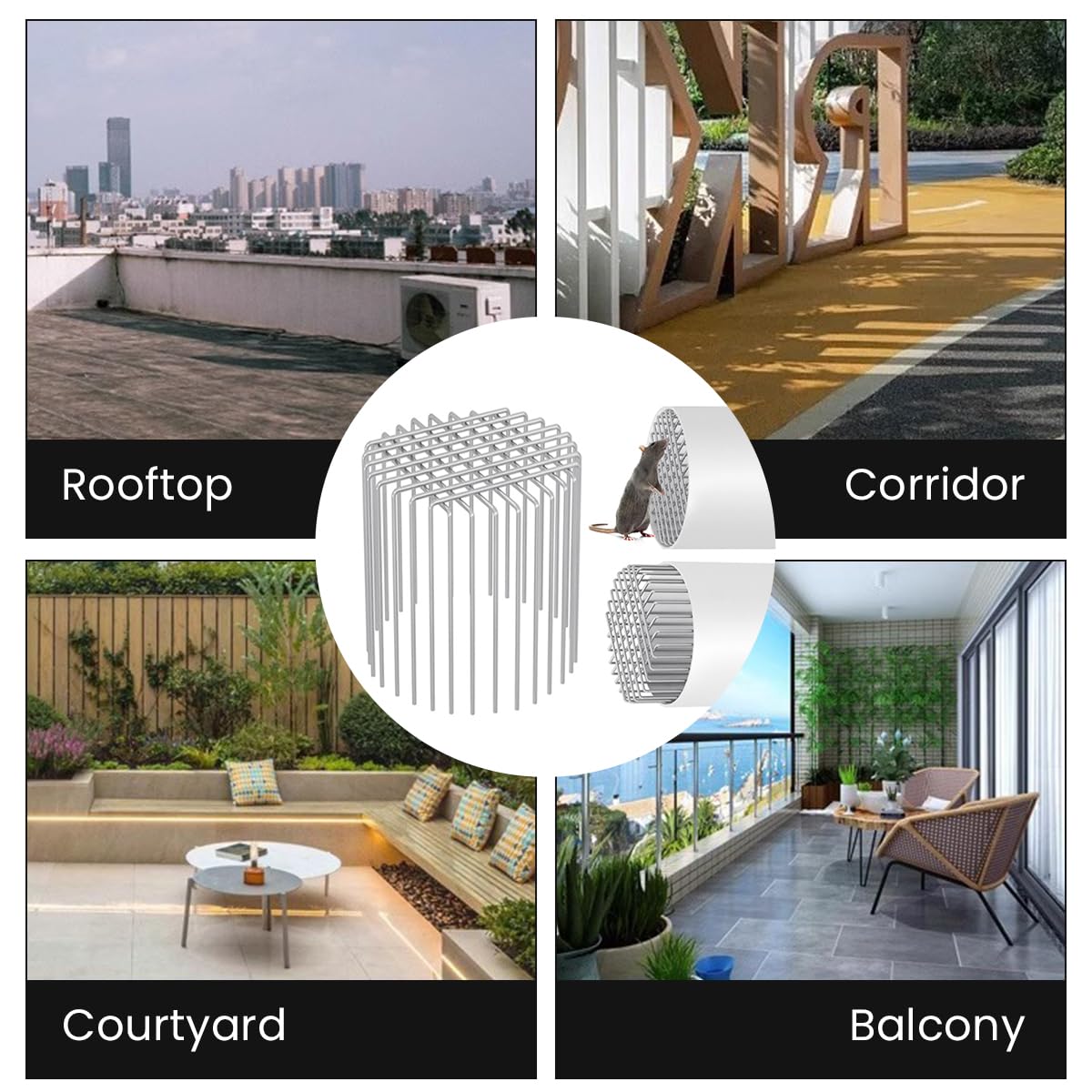 HASTHIP Metal Wire Grid Drain Outlet Stopper for 95 mm Pipes with Anti Rat Design | Rust Resistant 304 Stainless Steel