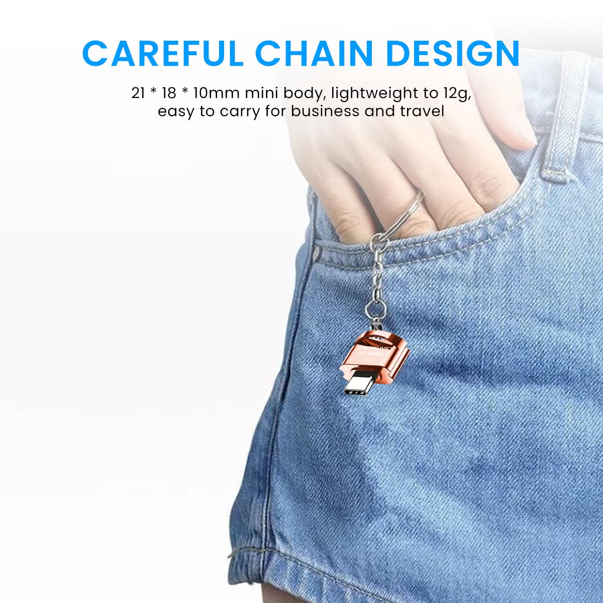 Verilux Micro SD Card Reader for Laptops and MacBook with USB C OTG Compatibility | 2PCS