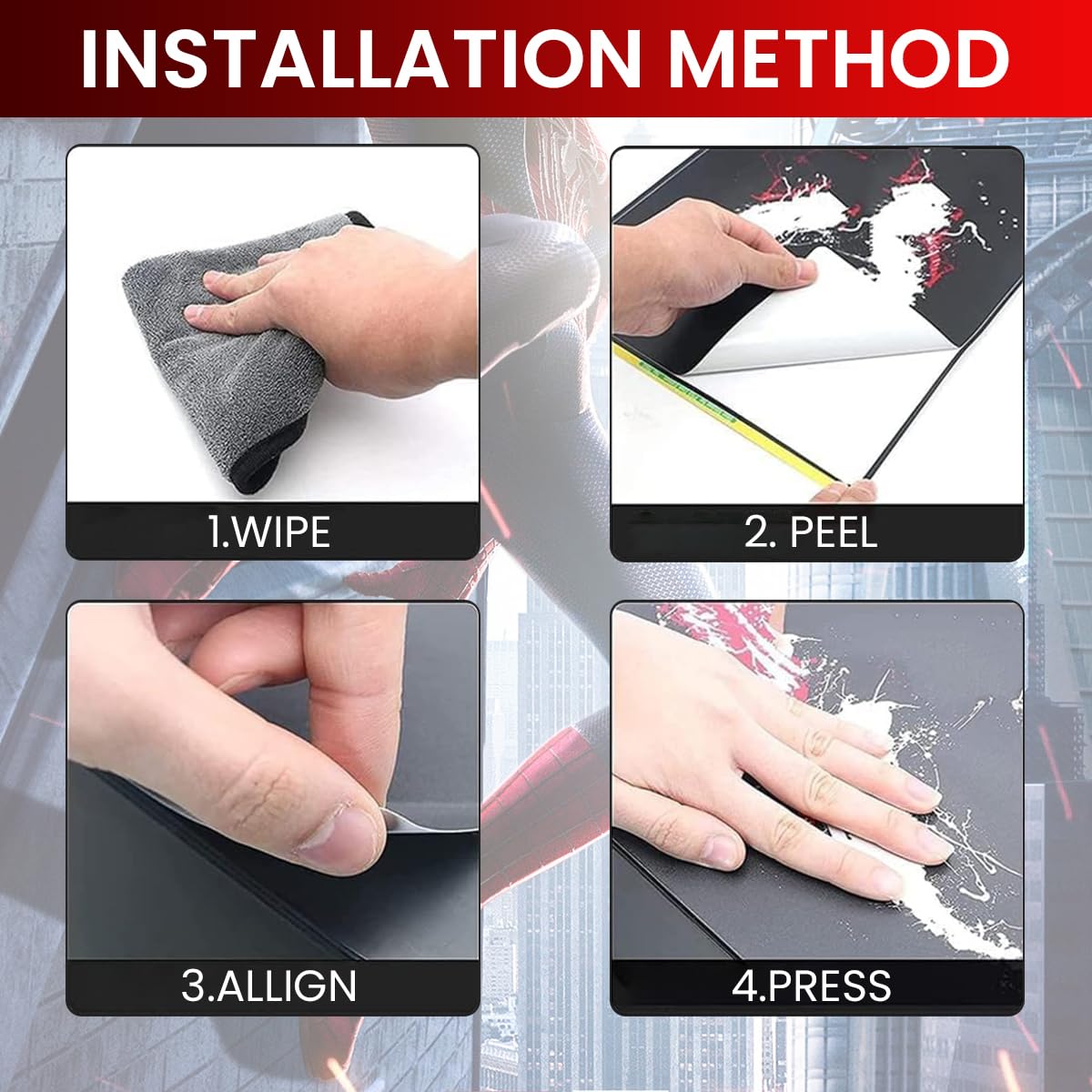 ZORBES Faceplate for PlayStation 5 Disc Edition featuring Cooling Vent and ABS Cover | Red Spider Design Set of 2