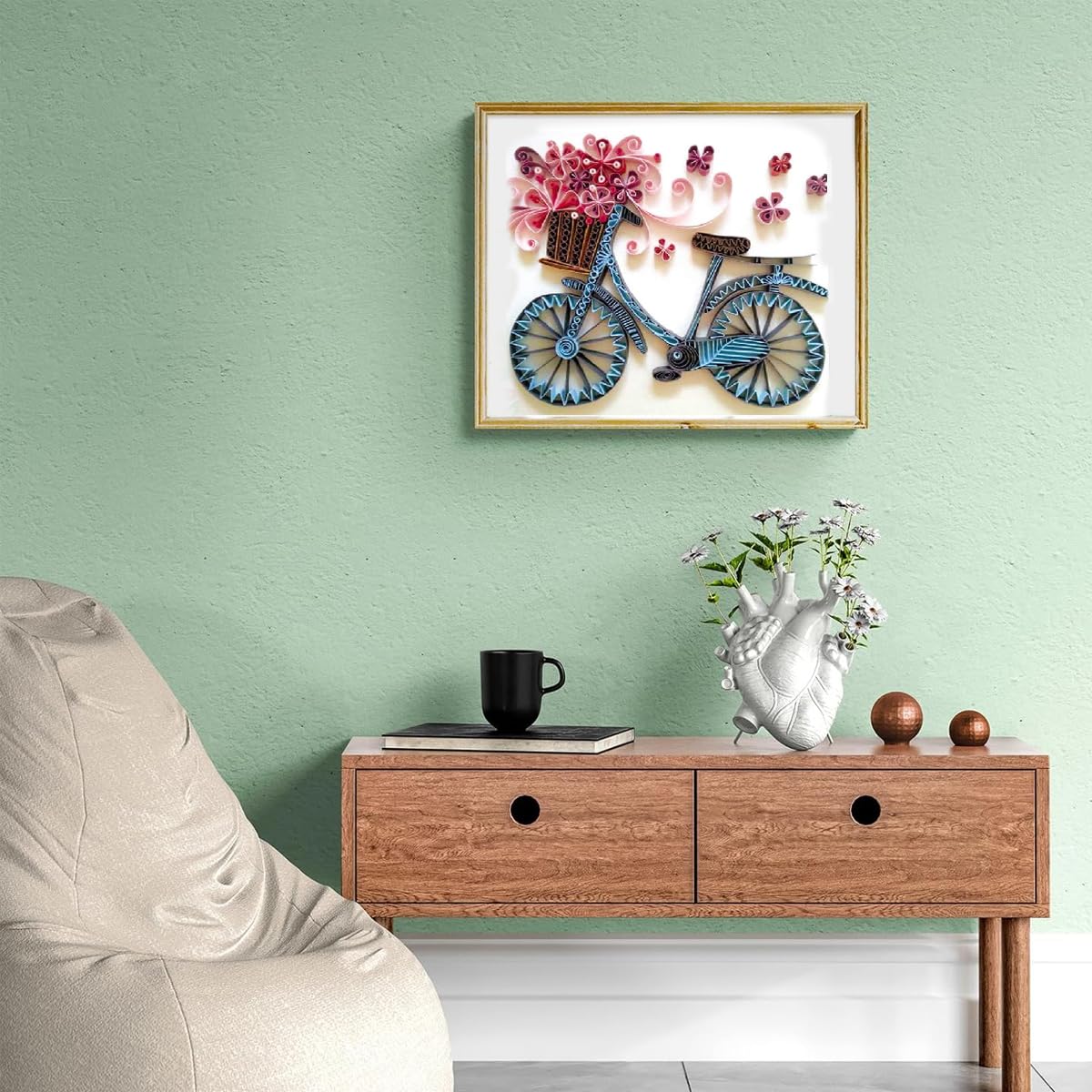 HASTHIP Paper Quilling Art Patterns for DIY Crafting with 20 A4 Templates | 300g Hard Paper