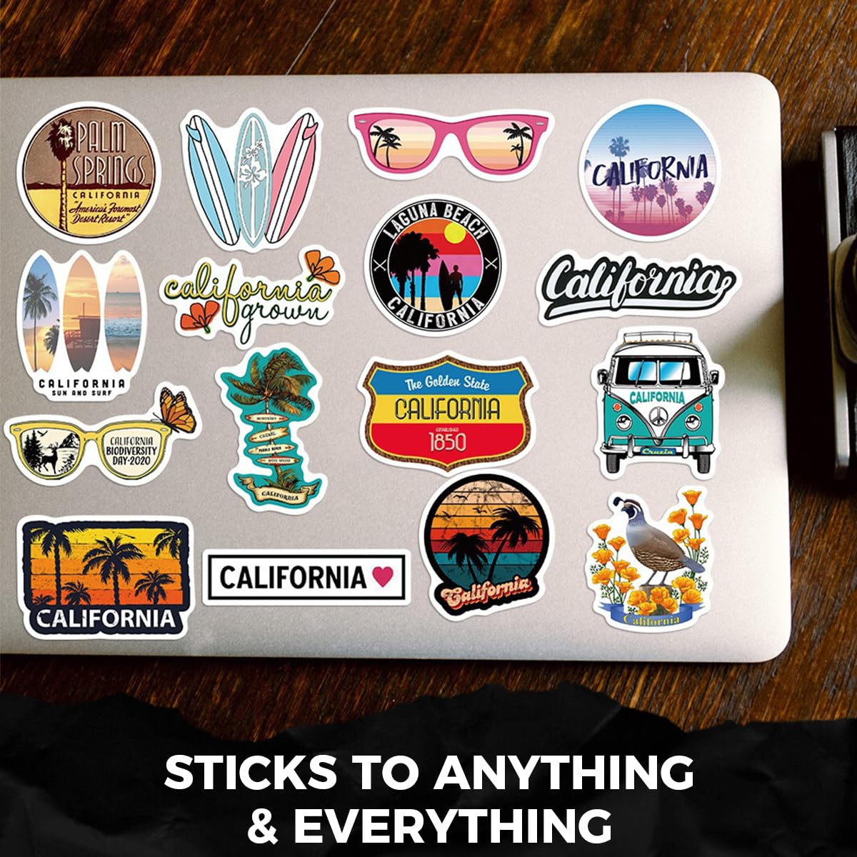 OFIFO Travel Stickers Pack for Laptops and Scrapbooks featuring 50 Waterproof Vinyl Designs