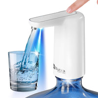 Supvox® Automatic Water Dispenser Pump - Portable Can Water Dispenser Pump with USB Rechargeable Battery Suitable for Water Can with A 2.16-Inch (5.5cm) Neck for Home,Office,Outdoor Etc