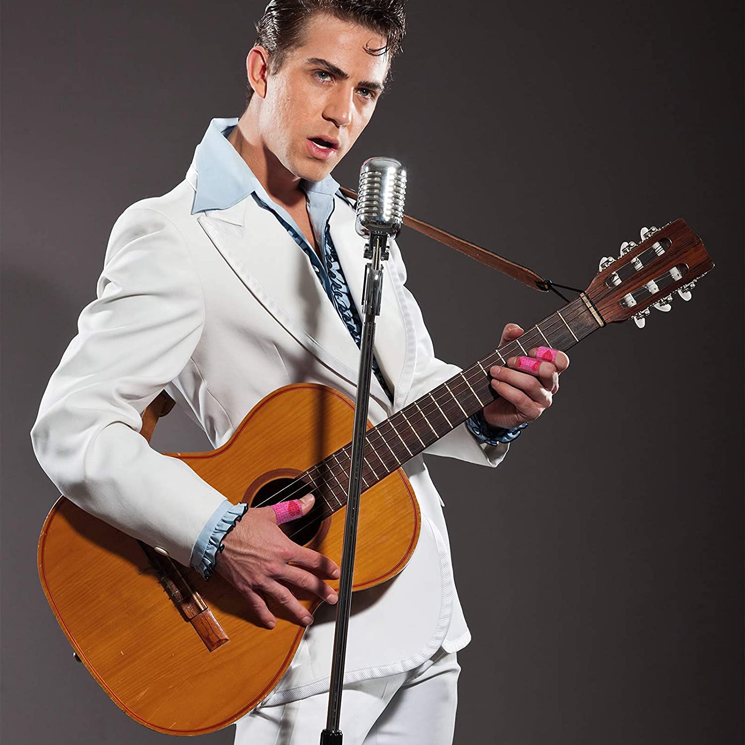 Qpets Crepe Bandage and Kinesiology Tape Set 9 Pcs for Sports and Pet Care | Self Adhesive Non Woven Elastic Wraps