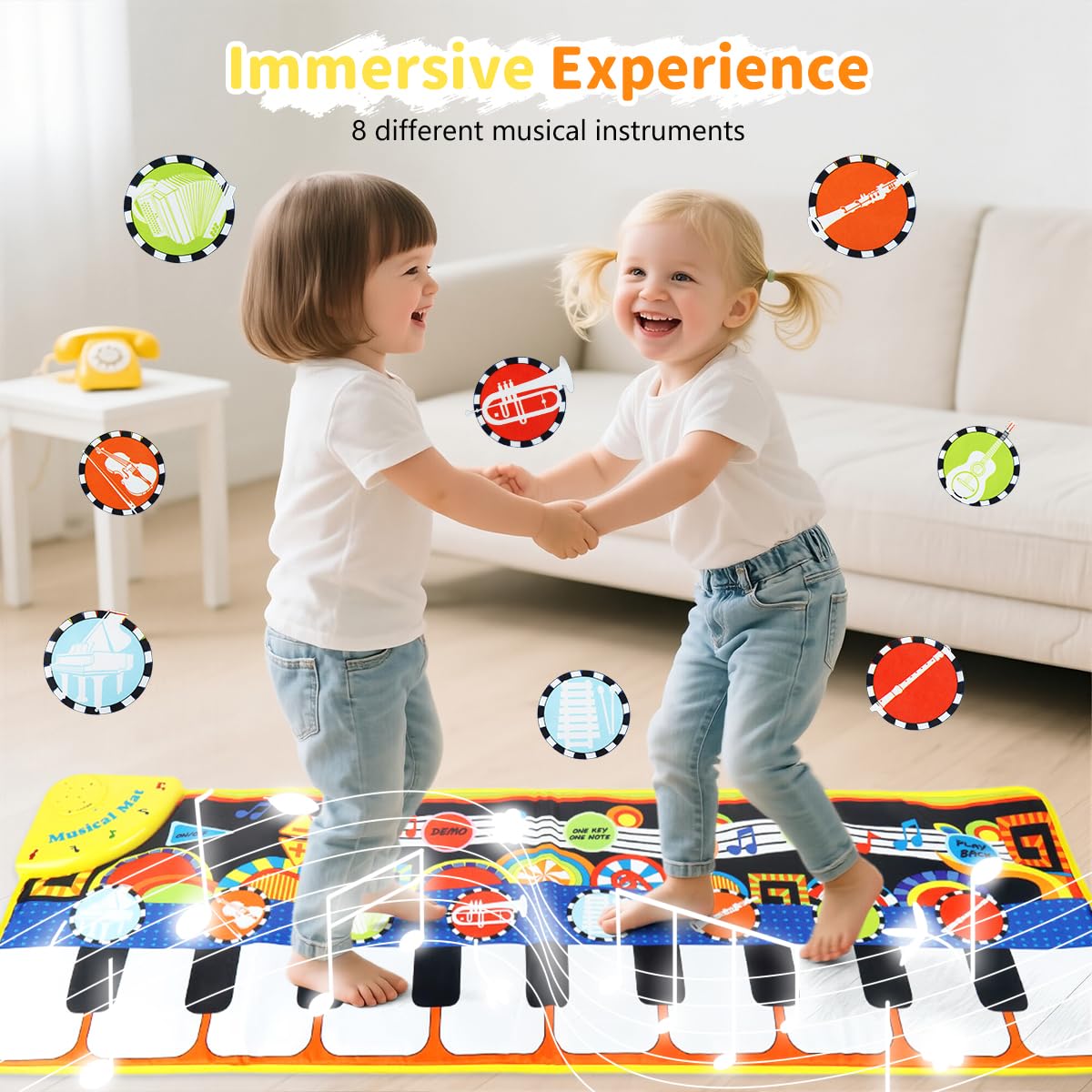 PATPAT Children’s Piano Mat for Fun Early Music Play and Learning Activities | Quality Design