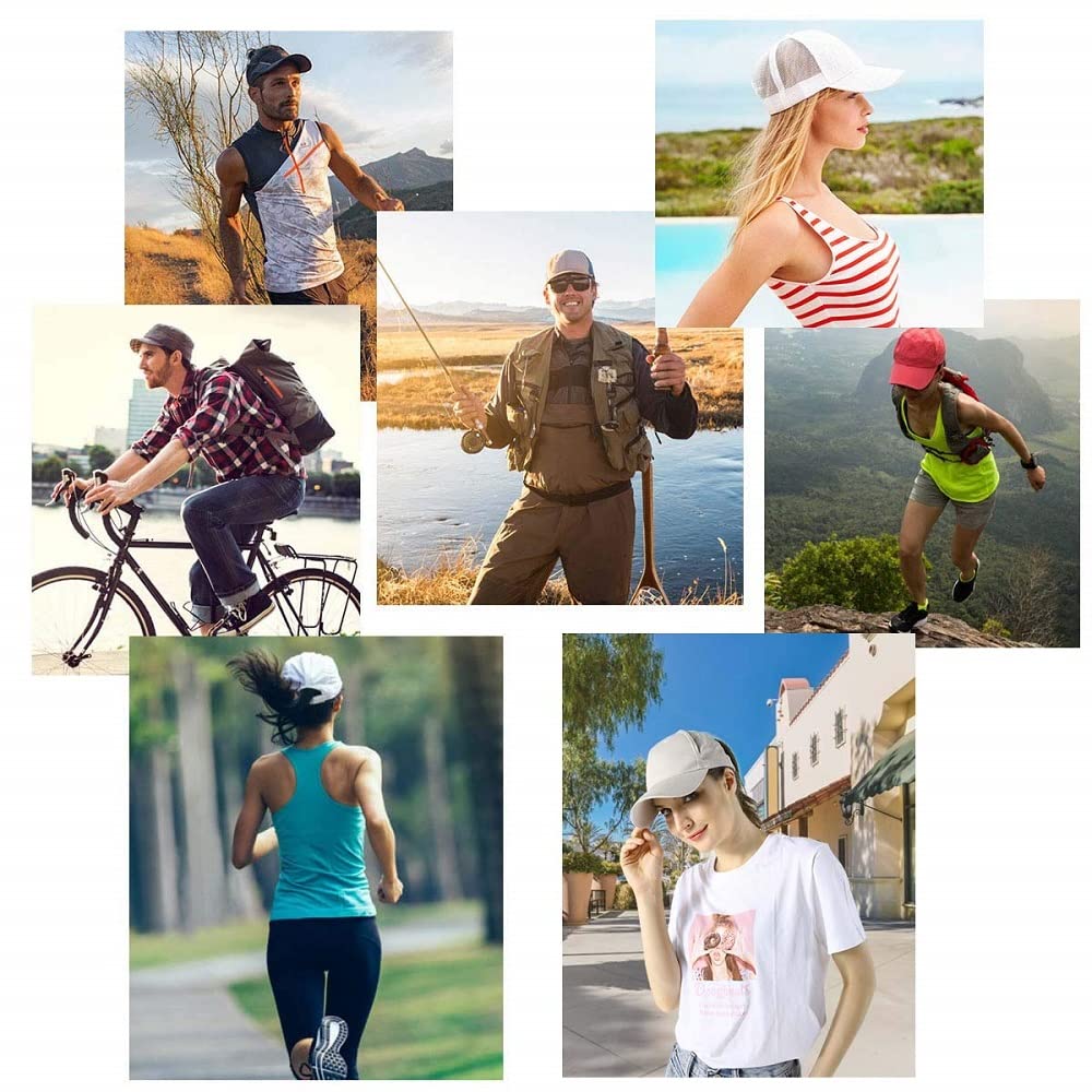 PALAY Womens Baseball Cap for Outdoor Wear featuring Ponytail Hole Adjustable 54–60 cm Cotton | Black