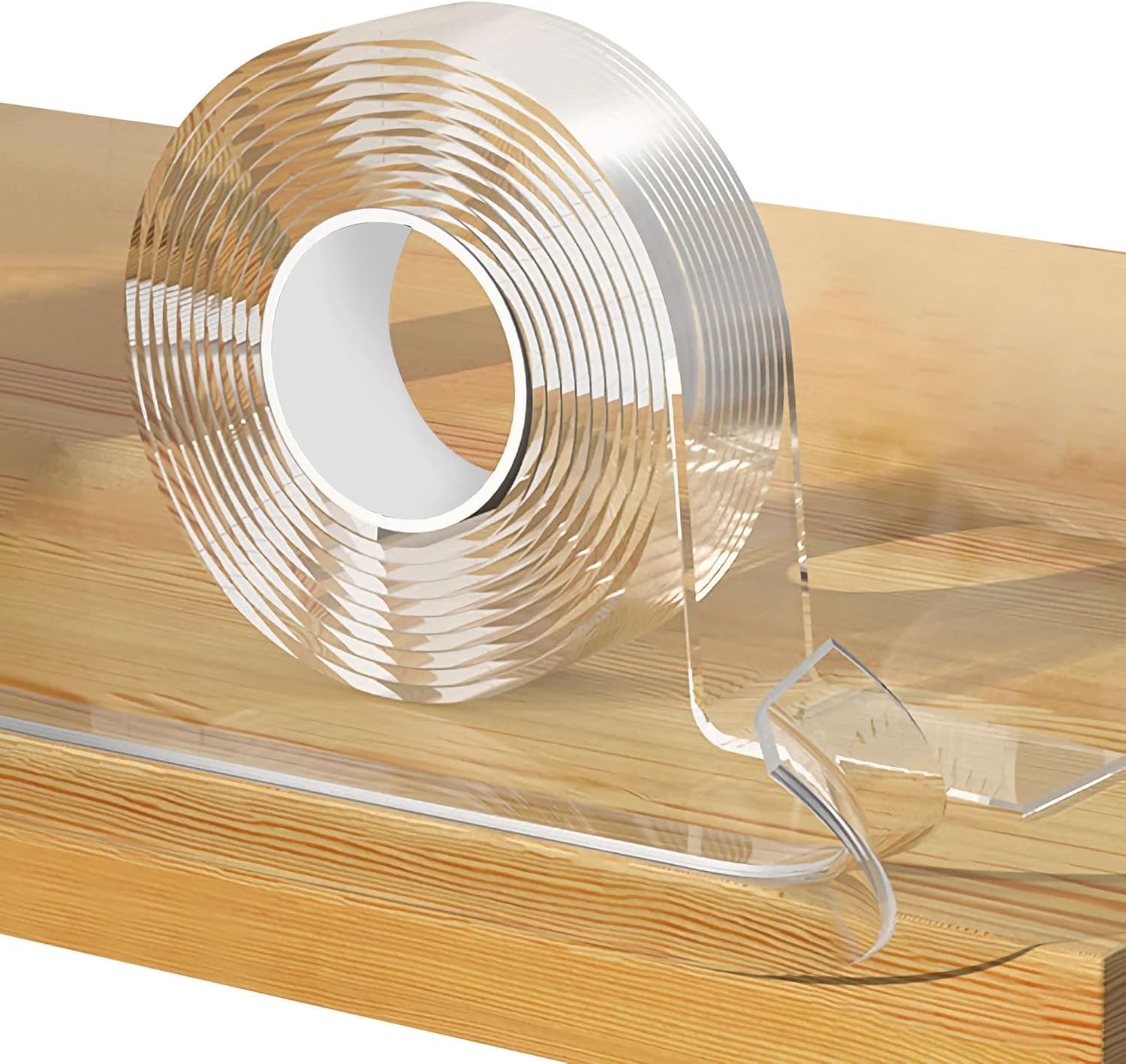 HASTHIP Edge Protector Strip for Furniture with 2M Clear Self Adhesive Nano Silicone | Baby Proofing