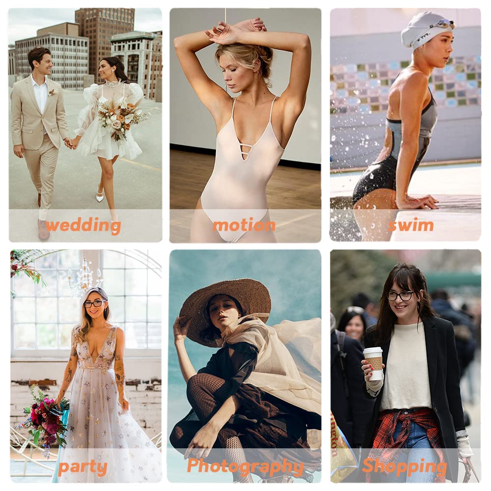 MAYCREATE Boob Tape for Breast Lift with 5cm×5m Free Cut Design and 10 Pair Nipple Covers | Beige