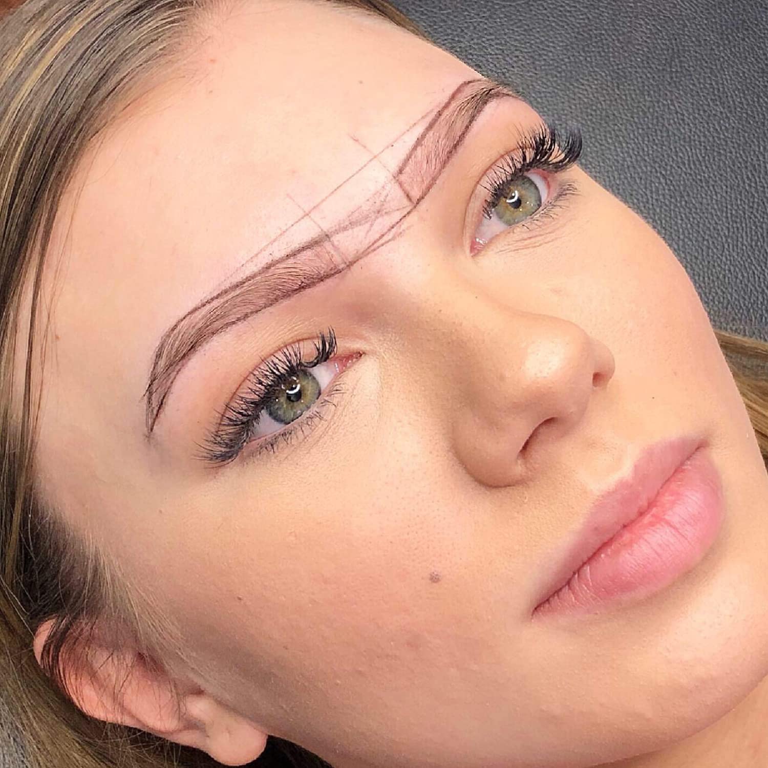 HASTHIP Mapping String for Microblading featuring Pre Coated Ink Tool | 3PCS Eyebrow Set