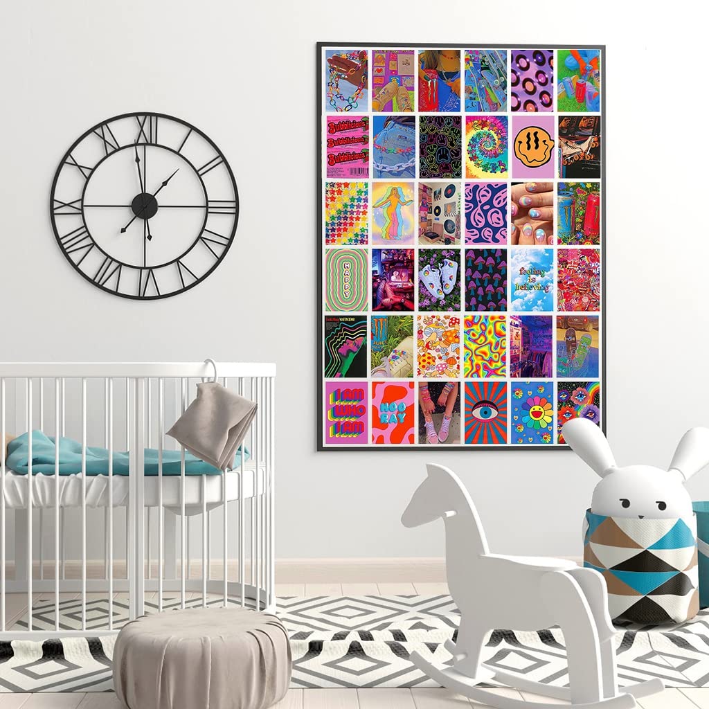 HASTHIP Postcard Wall Art Set for Room Decoration with 50 Sheets 4x6 in Matte Print | Minimalist Modern Aesthetic Decor