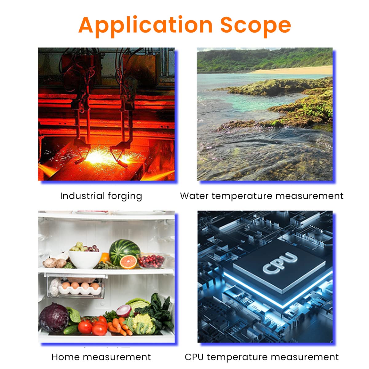 HASTHIP Infrared Thermometer Gun for Industrial Use with 0.5S Response and HD LCD Display | Measures -50°C to 400°C