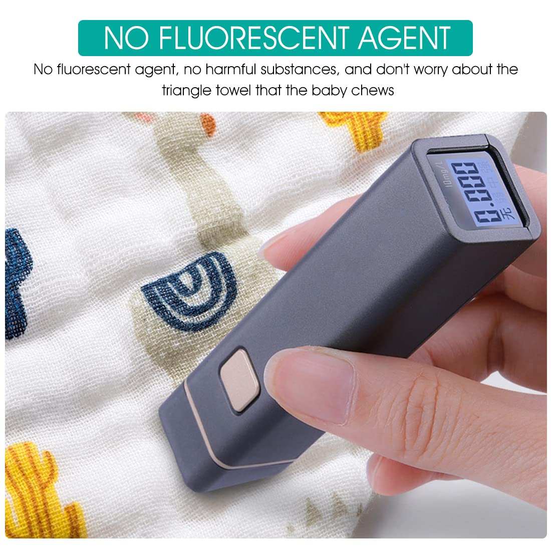 SNOWIE SOFT Baby Bibs for Drooling and Feeding with 8 Cotton Layers, 5pcs Set | Adjustable Snaps for 6–24 Months