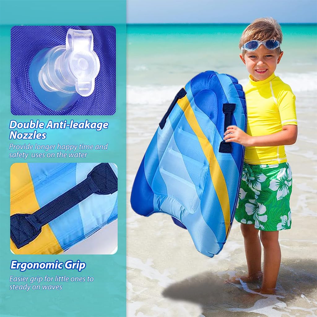 Optifit Swimming Kickboard for Kids Learning to Swim with 70×52×15cm Triangle Design | PVC Float Aid