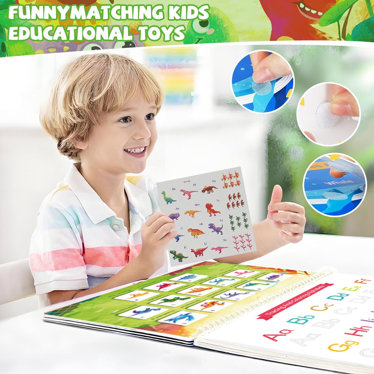 SNOWIE SOFT Kids Educational Toys for 2–5 Years with Interactive Sticker Book | Toddler Learning Binder