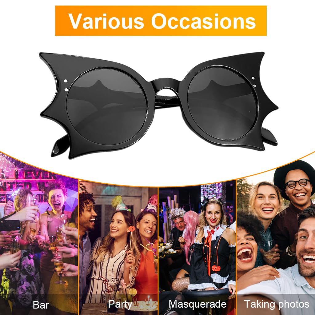PROBEROS Sunglasses for Halloween and Cosplay with UV400 Lenses featuring Angular Frames | Unisex TR-90 Eyewear