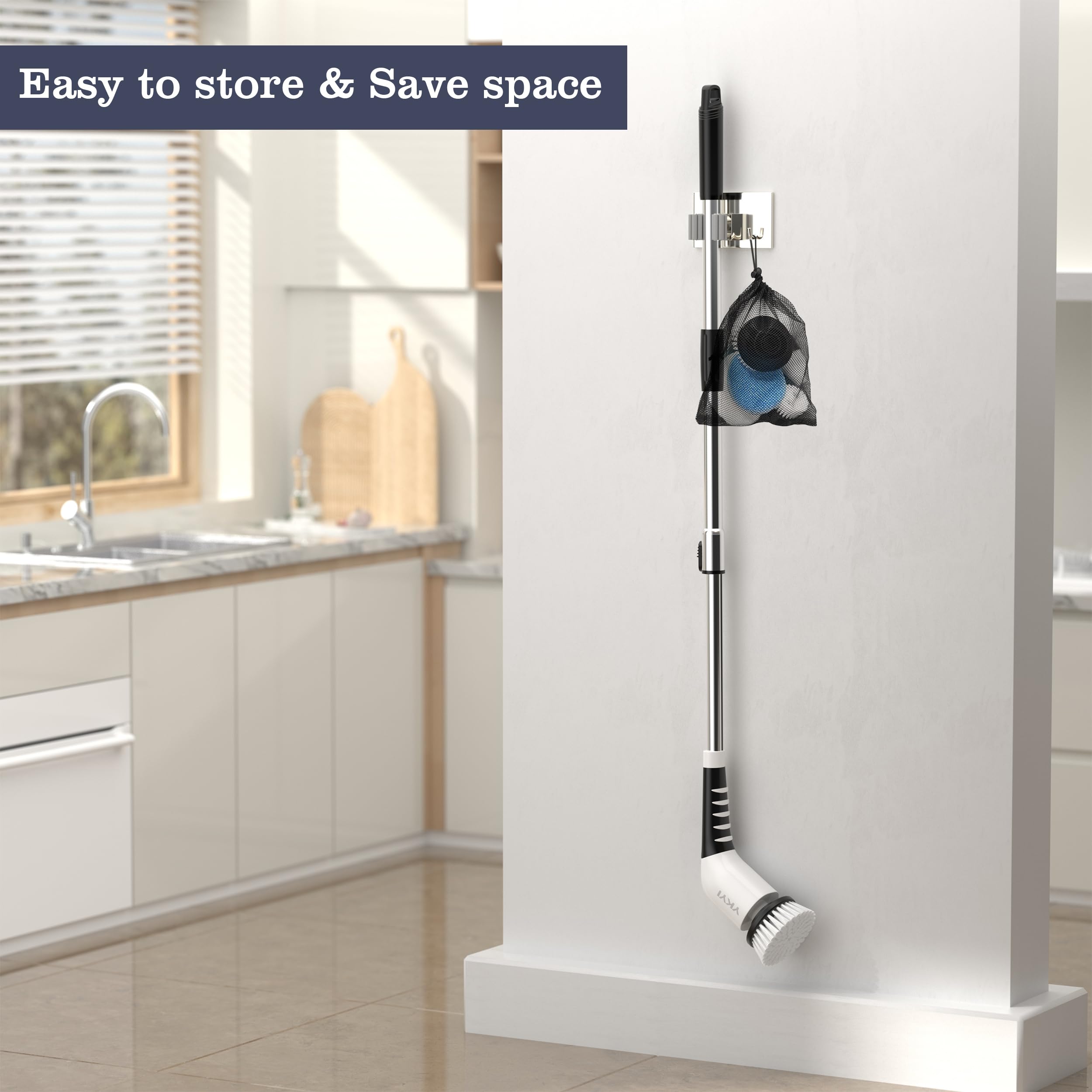 Supvox Electric Spin Scrubber for Home Cleaning with Multi Function Brushes | Easy Assembly