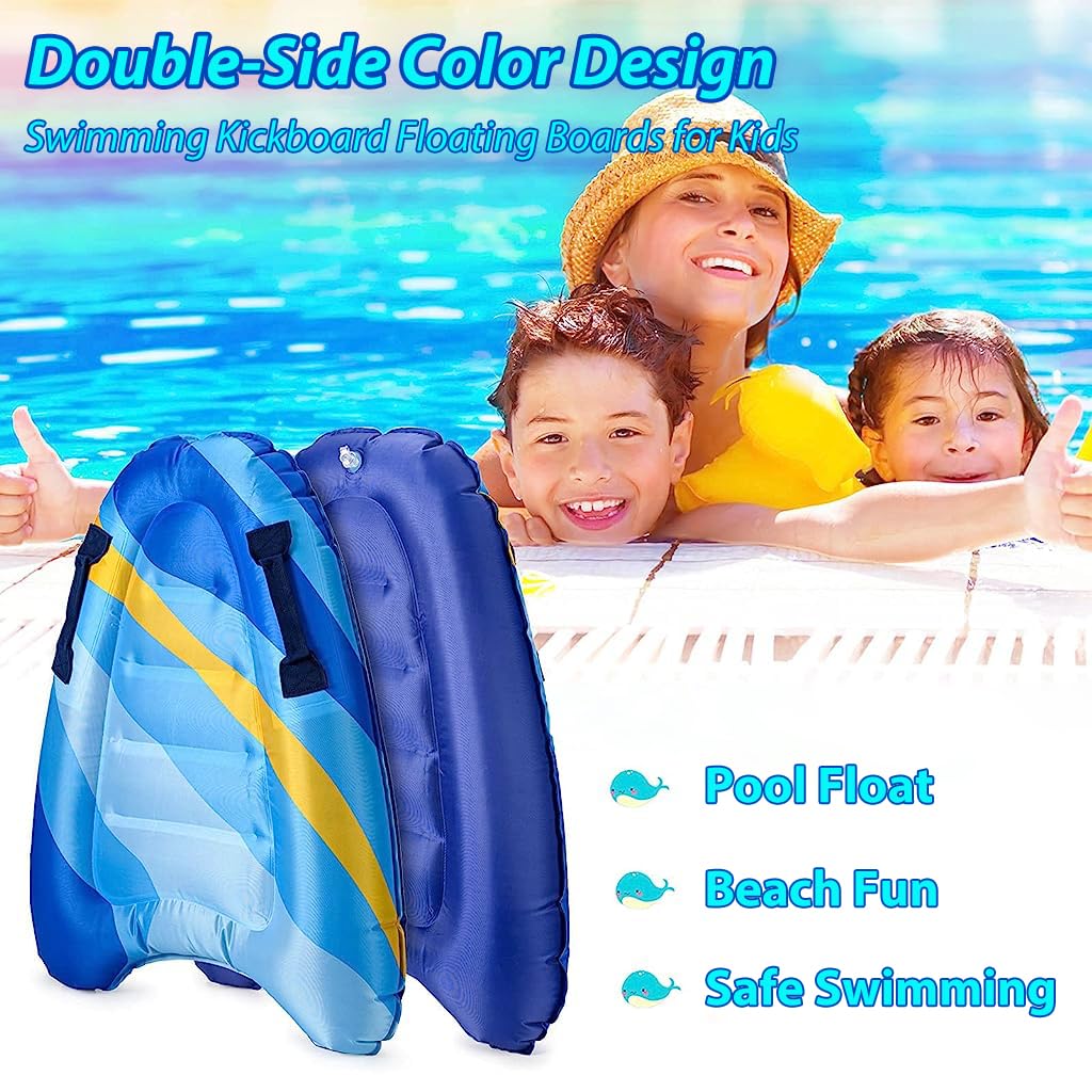 Optifit Swimming Kickboard for Kids Learning to Swim with 70×52×15cm Triangle Design | PVC Float Aid