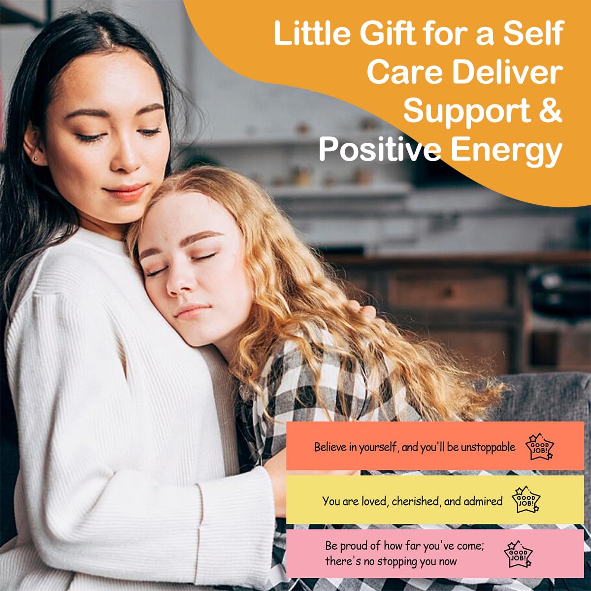 HASTHIP Motivational Messages Jar with 50+ Colorful Notes for Daily Inspiration and Gifting