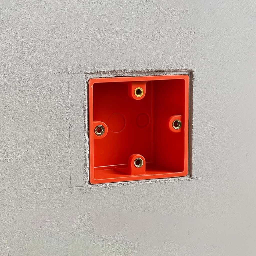 Serplex Square Hole Cutter for 86 Type Junction Box with 4 Side Slotted Teeth and Stainless Steel Build