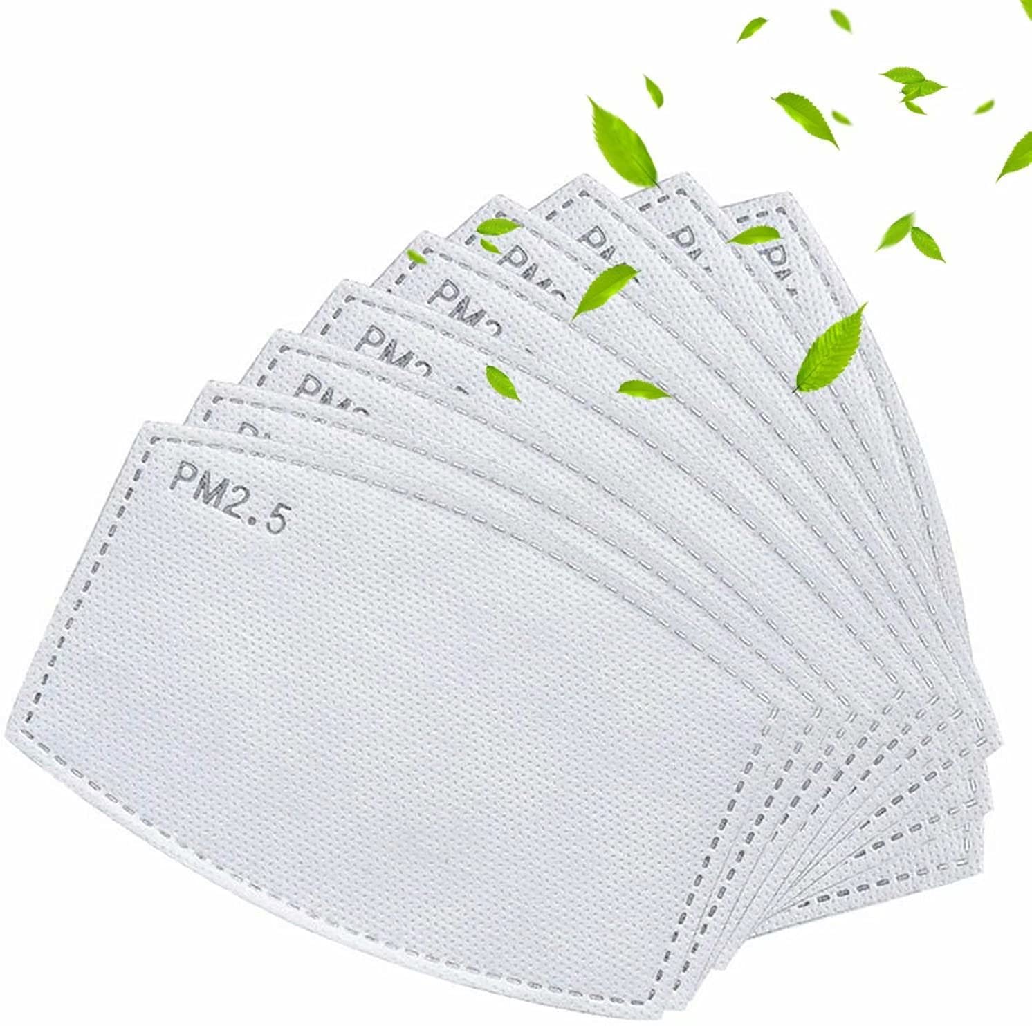 Serplex® 30 Pcs Activated Carbon PM2.5 Mask Filter Paper 5 Layers Replacement