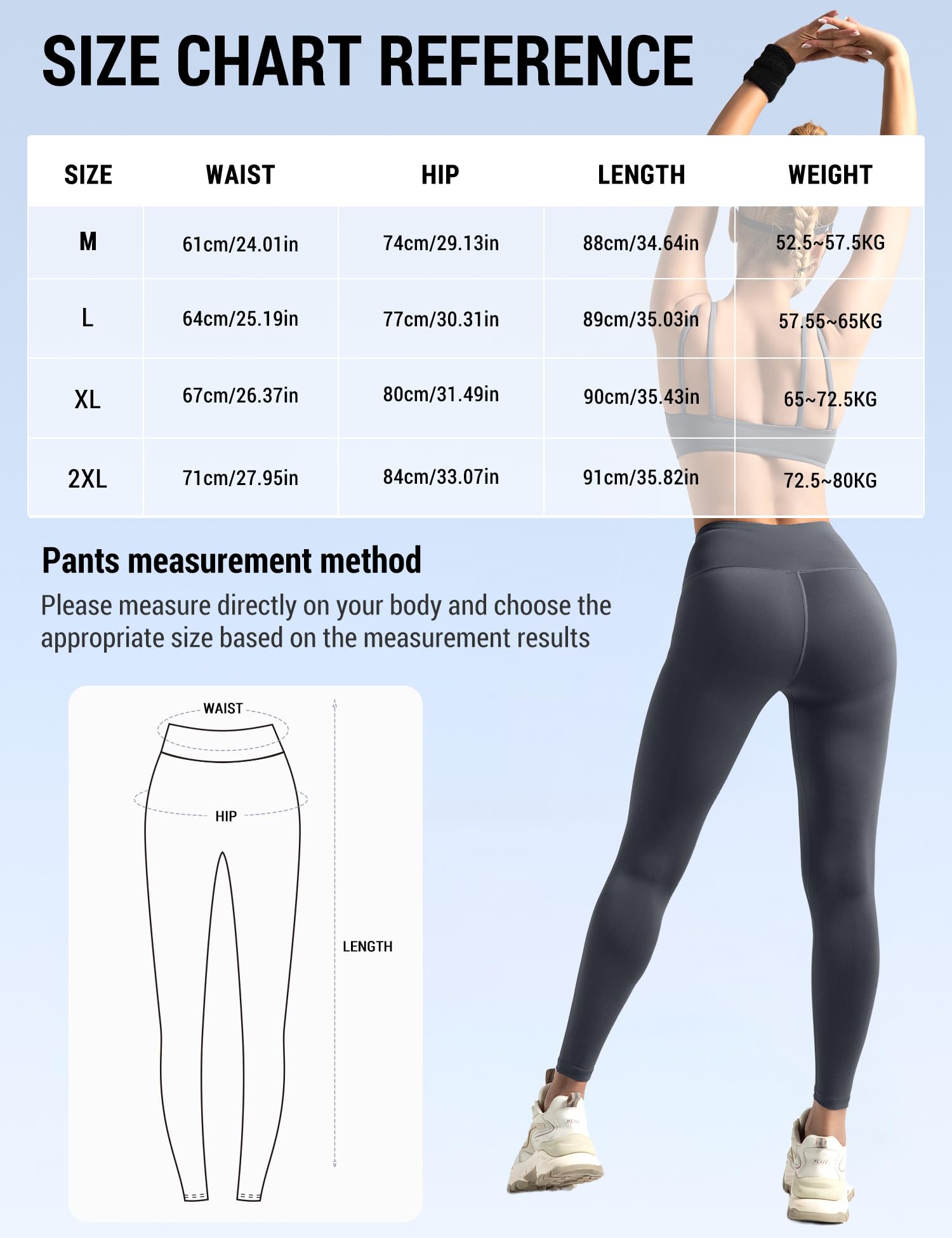 Venzina Yoga Pants for Women with High Waist Tummy Control and 4 Way Stretch Fabric | Dark Gray
